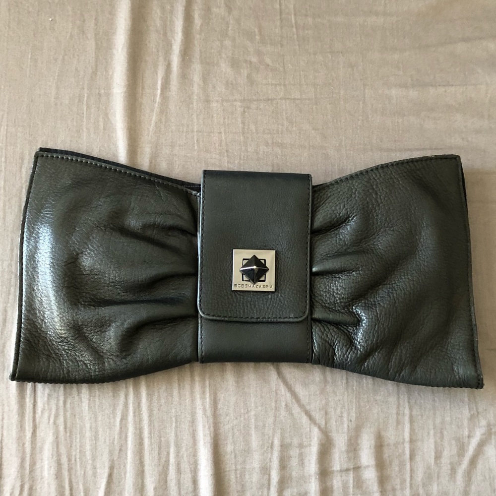 BCBG Maxazria bow clutch